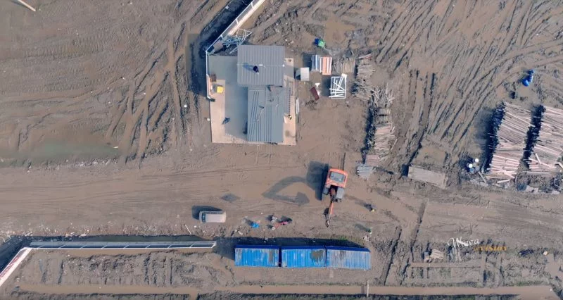 Watch Tesla's Gigafactory 3 Shanghai in New Drone Video 1