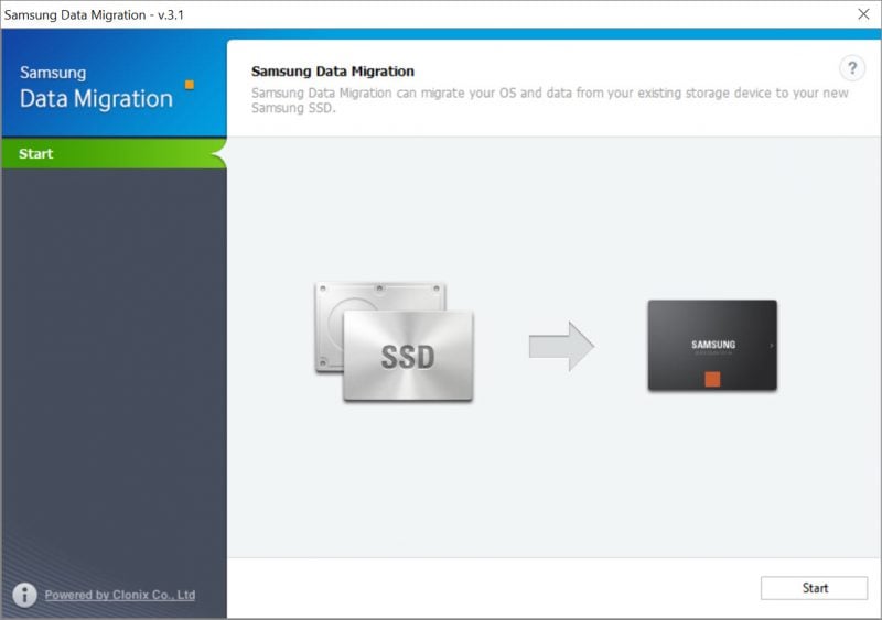 Migrate Windows 10 to SSD Using Samsung Data Migration Software 1