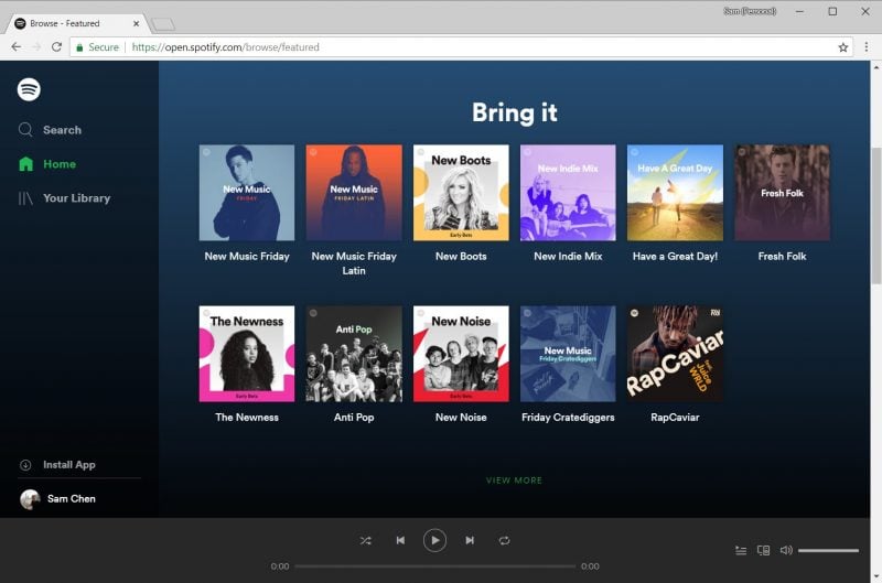 How to Use Spotify Web Player 2