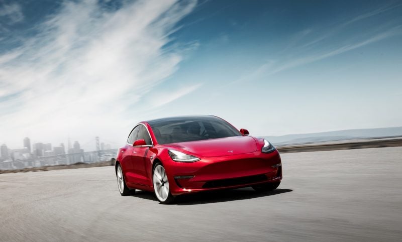 Tesla Model 3 Performance Red