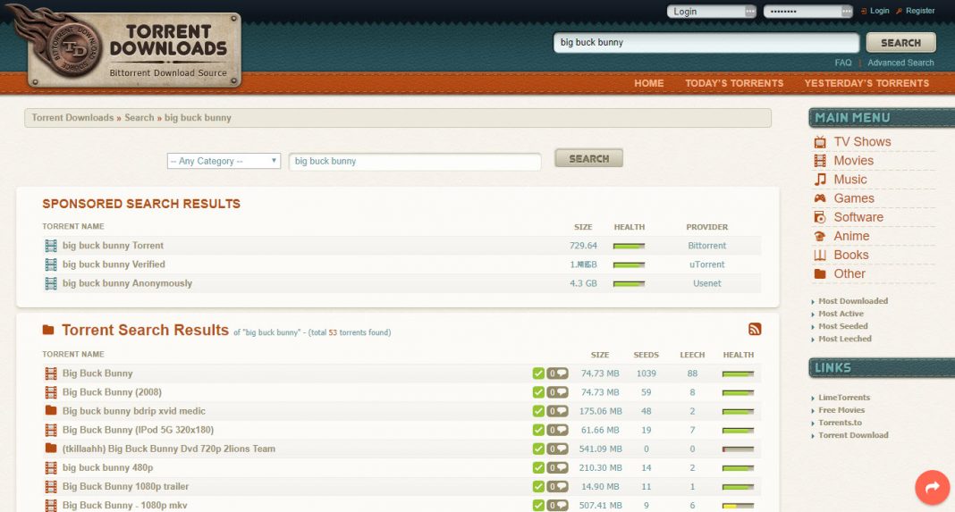 torrent download website