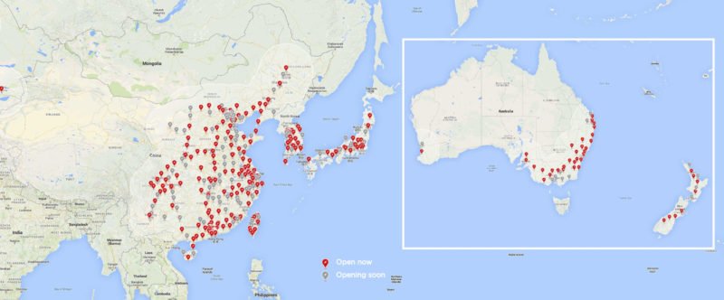 Tesla Supercharger Station Deployments Reach 1,821, Stalls Reach 16,104 4