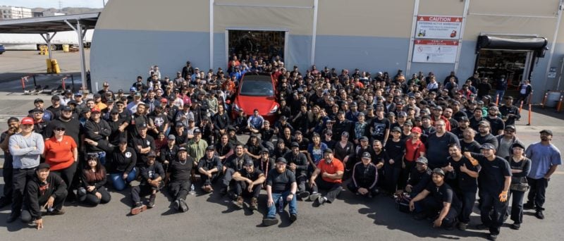 Tesla Manufactures 1,000,000th Vehicle, a Red Tesla Model Y 1