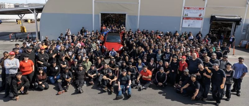 Tesla Manufactures 1,000,000th Vehicle, a Red Tesla Model Y 1