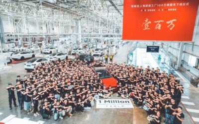 Tesla Builds 1,000,000th Car in Shanghai, 3,000,000th Car in Total